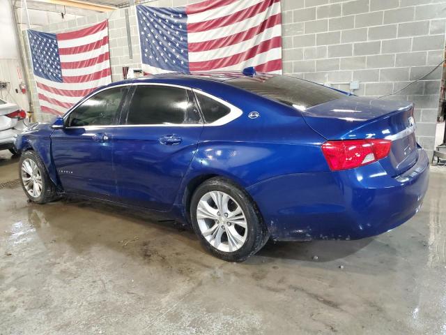 1G1115SLXEU105868 - 2014 CHEVROLET IMPALA LT BLUE photo 2