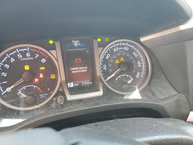 3TMAZ5CN5NM179784 - 2022 TOYOTA TACOMA DOUBLE CAB ვერცხლისფერი ფოტო 9