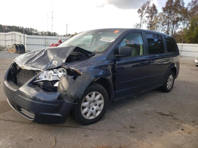 2A8HR44HX8R619084 - 2008 CHRYSLER TOWN & COU LX BLUE photo 2