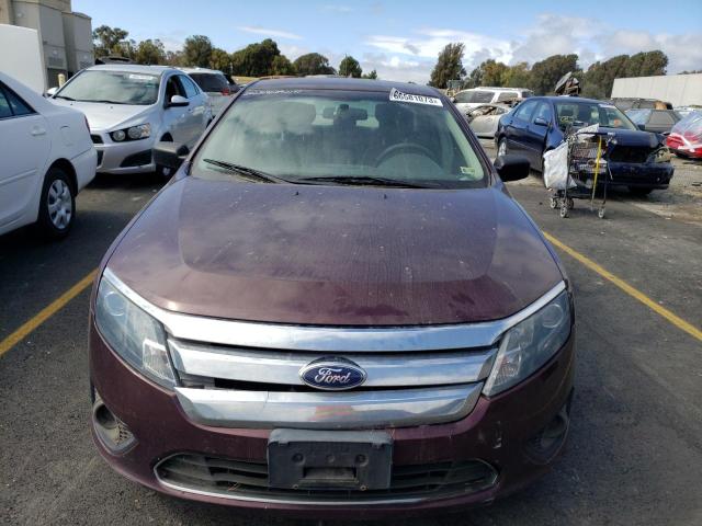 3FAHP0GAXBR290365 - 2011 FORD FUSION S BURGUNDY photo 5