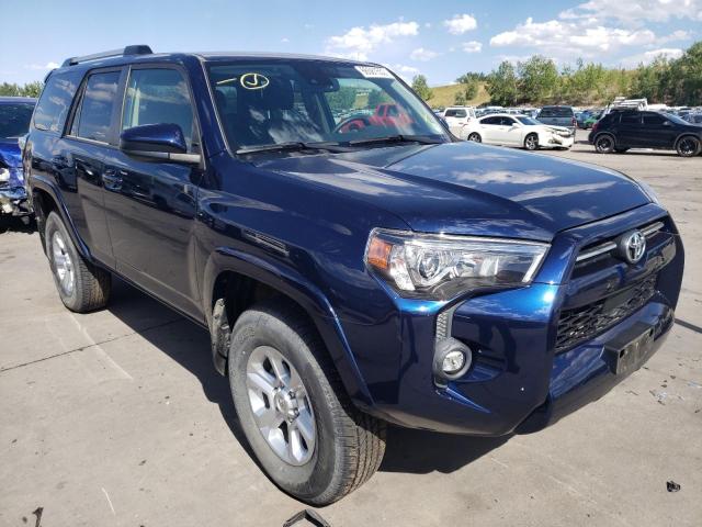 JTEMU5JR3M5845817 - 2021 TOYOTA 4RUNNER SR5/SR5 PREMIUM 蓝色 照片 4