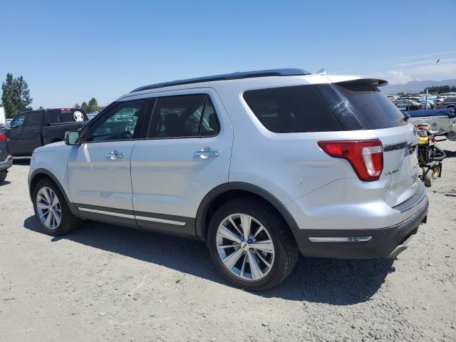 1FM5K7F89KGB12808 - 2019 FORD EXPLORER LIMITED SILVER photo 2