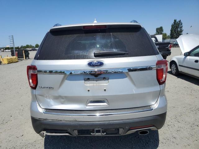 1FM5K7F89KGB12808 - 2019 FORD EXPLORER LIMITED SILVER photo 6