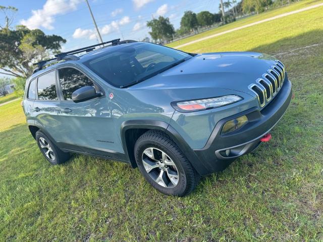 1C4PJMBS1FW529559 - 2015 JEEP CHEROKEE TRAILHAWK GRAY photo 1