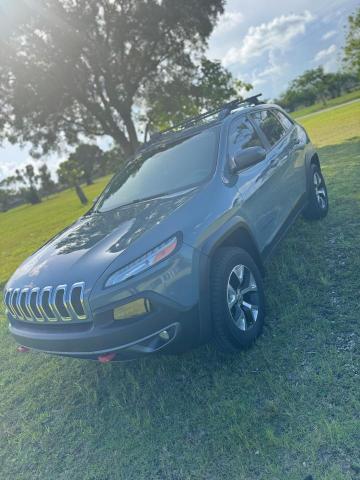 1C4PJMBS1FW529559 - 2015 JEEP CHEROKEE TRAILHAWK GRAY photo 2