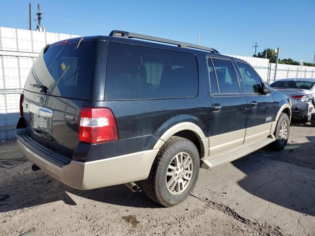 1FMFK18547LA44761 - 2007 FORD EXPEDITION EL EDDIE BAUER BLACK photo 3