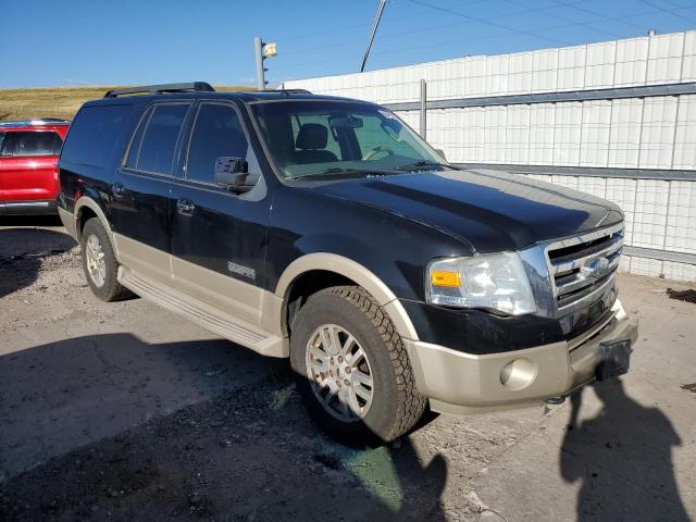 1FMFK18547LA44761 - 2007 FORD EXPEDITION EL EDDIE BAUER BLACK photo 4