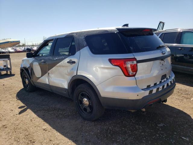 1FM5K8AR2HGB55725 - 2017 FORD EXPLORER POLICE INTERCEPTOR SILVER photo 2