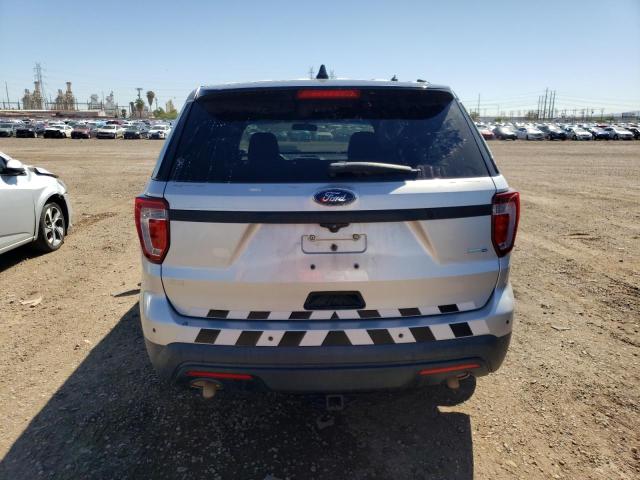 1FM5K8AR2HGB55725 - 2017 FORD EXPLORER POLICE INTERCEPTOR SILVER photo 6