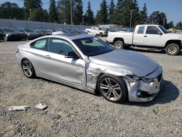 WBA3N9C52EF721576 - 2014 BMW 428 XI SILVER photo 4