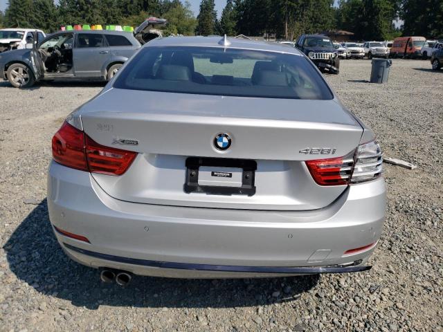 WBA3N9C52EF721576 - 2014 BMW 428 XI SILVER photo 6