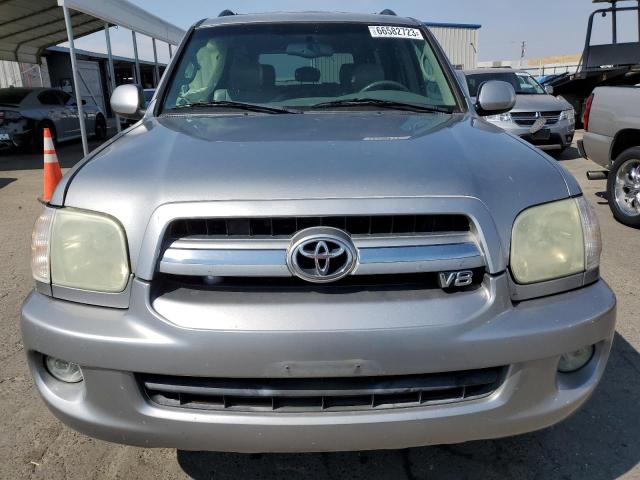 5TDZT38A76S280227 - 2006 TOYOTA SEQUOIA LIMITED SILVER photo 5