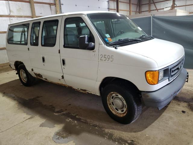 1FMRE11W46HA36152 - 2006 FORD ECONOLINE E150 WAGON WHITE photo 4