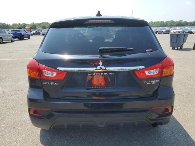 JA4AR3AU4JU023735 - 2018 MITSUBISHI OUTLANDER ES BLACK photo 6