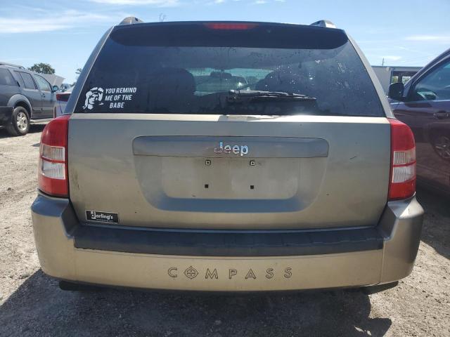 1J8FT47W07D119147 - 2007 JEEP COMPASS TAN photo 6