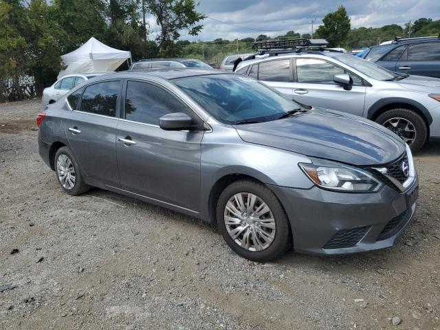 3N1AB7AP6HY338882 - 2017 NISSAN SENTRA S GRAY photo 4