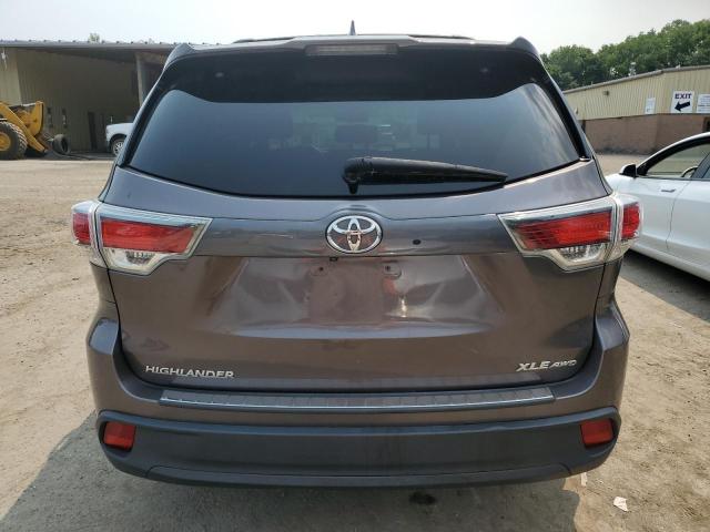 5TDJKRFH4GS258142 - 2016 TOYOTA HIGHLANDER XLE Boz foto 6