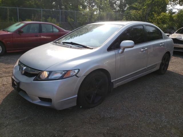 2HGFA1F60AH008817 - 2010 HONDA CIVIC LX-S ვერცხლისფერი ფოტო 1