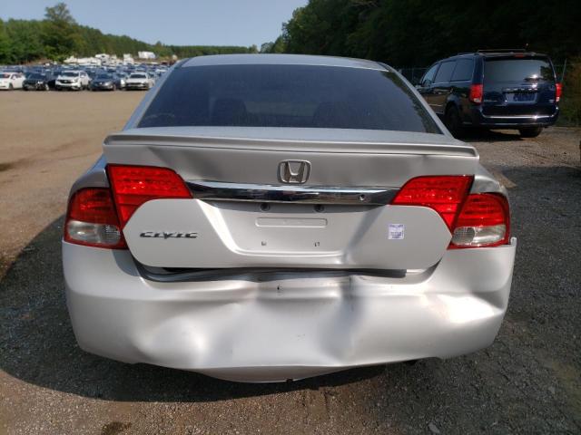 2HGFA1F60AH008817 - 2010 HONDA CIVIC LX-S ვერცხლისფერი ფოტო 6