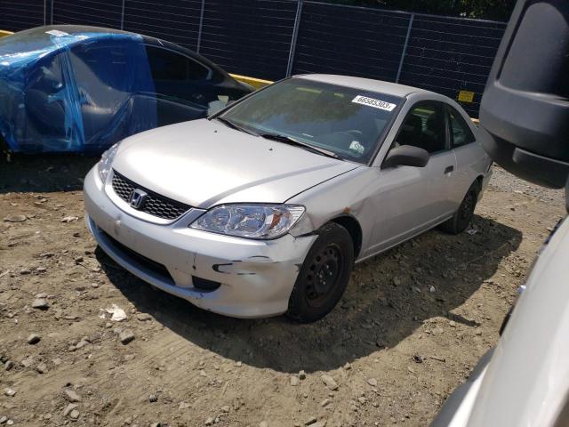 1HGEM22125L067105 - 2005 HONDA CIVIC DX VP فضي صورة 1