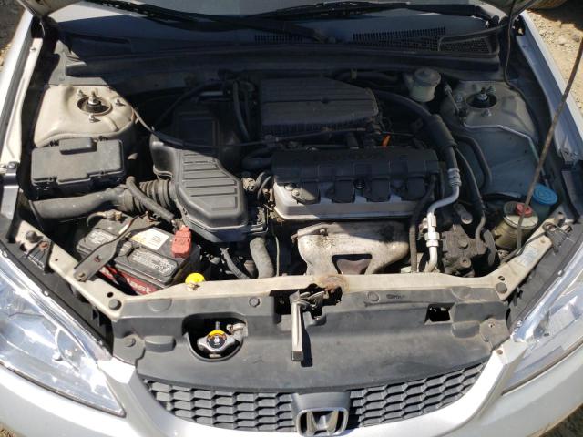 1HGEM22125L067105 - 2005 HONDA CIVIC DX VP فضي صورة 11