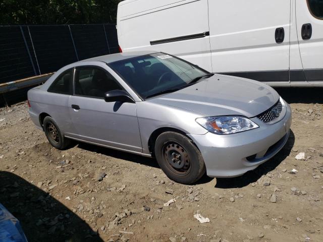 1HGEM22125L067105 - 2005 HONDA CIVIC DX VP فضي صورة 4