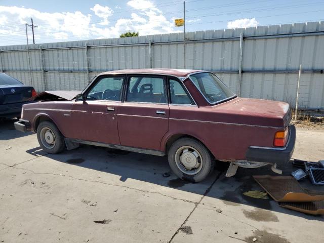 YV1AX8841D1918159 - 1983 VOLVO 244 DL MAROON photo 2