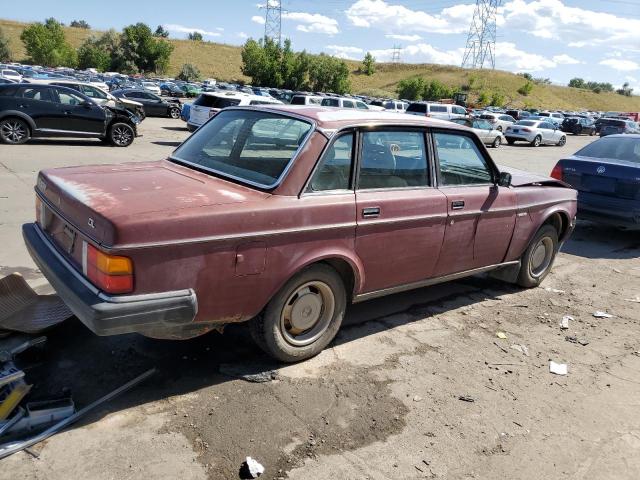 YV1AX8841D1918159 - 1983 VOLVO 244 DL MAROON photo 3