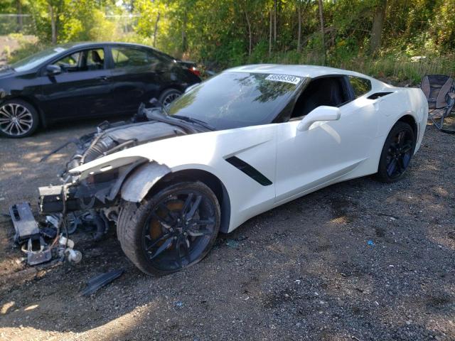 1G1YB2D7XK5116966 - 2019 CHEVROLET CORVETTE STINGRAY 1LT WHITE photo 1