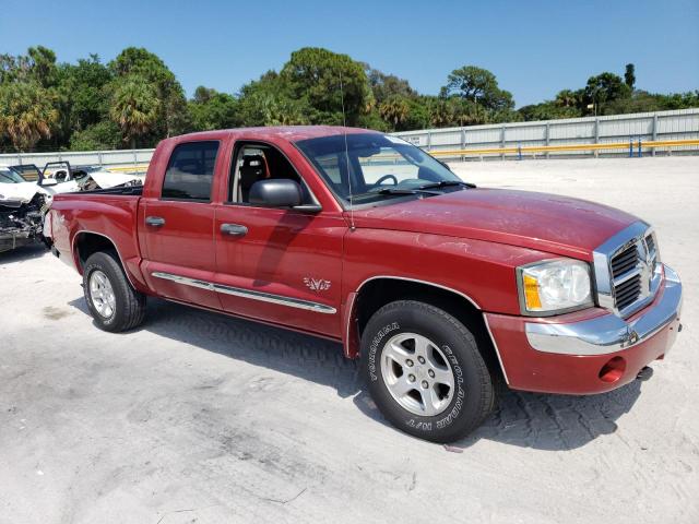 1D3HW58J16S513192 - 2006 DODGE DAKOTA QUAD LARAMIE RED photo 4