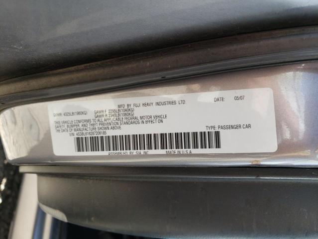 4S3BL616287206185 - 2008 SUBARU LEGACY 2.5I GRAY photo 13