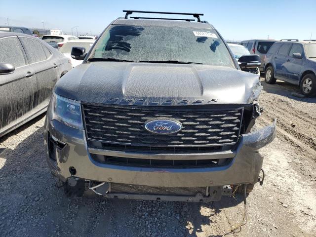 1FM5K8GT6KGA91652 - 2019 FORD EXPLORER SPORT GRAY photo 5