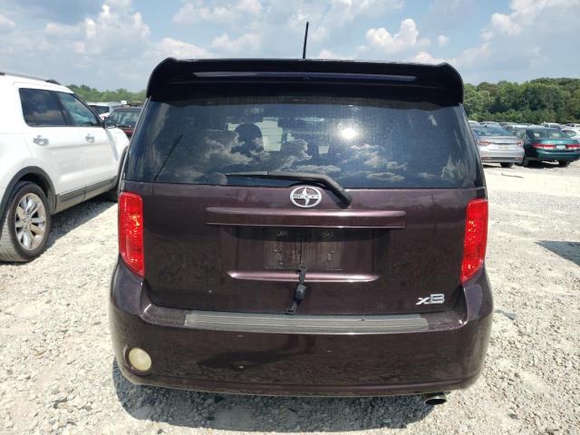 JTLKE50E681022176 - 2008 TOYOTA SCION XB MAROON photo 6