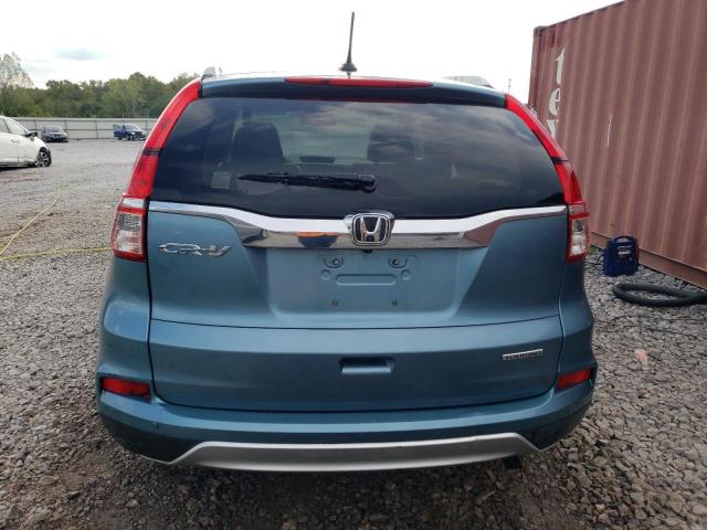 5J6RM3H90GL022485 - 2016 HONDA CR-V TOURING BLUE photo 6