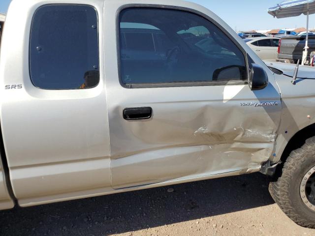 5TESM92N12Z051553 - 2002 TOYOTA TACOMA XTRACAB PRERUNNER ვერცხლისფერი ფოტო 10