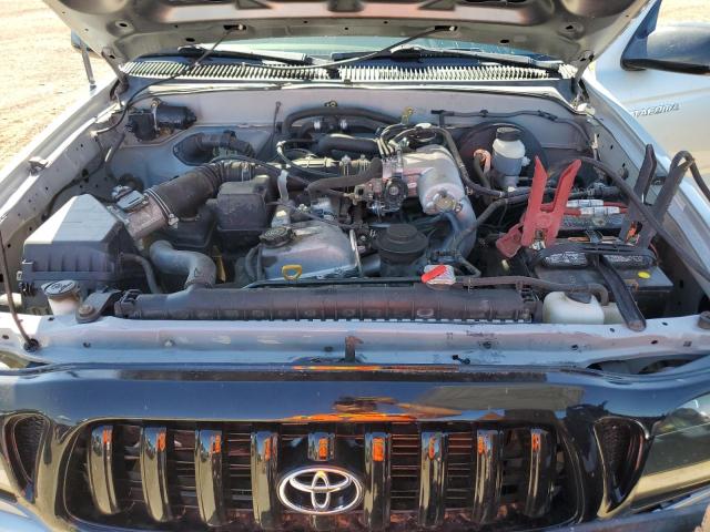 5TESM92N12Z051553 - 2002 TOYOTA TACOMA XTRACAB PRERUNNER ვერცხლისფერი ფოტო 11