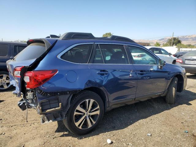 4S4BSANC0K3319696 - 2019 SUBARU OUTBACK 2.5I LIMITED BLUE photo 3