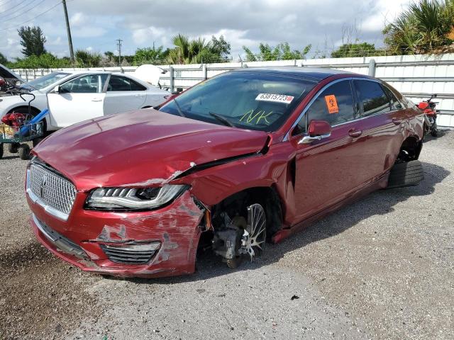 3LN6L5ECXHR631685 - 2017 LINCOLN MKZ RESERVE BURGUNDY photo 1