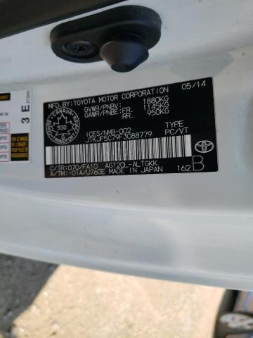 JTKJF5C79F3088779 - 2015 TOYOTA SCION TC თეთრი ფოტო 12