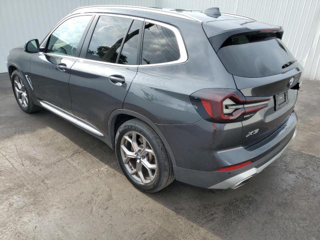 5UX43DP02N9L39723 - 2022 BMW X3 SDRIVE30I GRAY photo 2