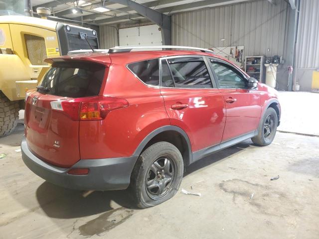 2T3BFREV6FW260861 - 2015 TOYOTA RAV4 LE RED photo 3