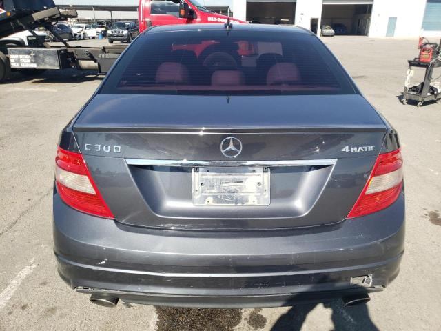 WDDGF8BBXBR185513 - 2011 MERCEDES-BENZ C 300 4MATIC GRAY photo 6