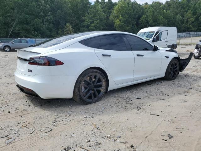5YJSA1E64MF451416 - 2021 TESLA MODEL S Սպիտակ լուսանկար 3