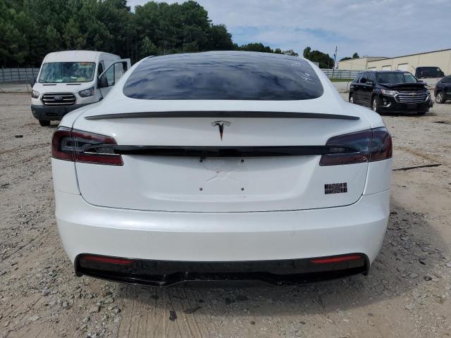 5YJSA1E64MF451416 - 2021 TESLA MODEL S Սպիտակ լուսանկար 6