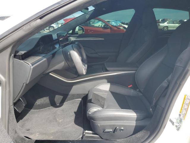 5YJSA1E64MF451416 - 2021 TESLA MODEL S Սպիտակ լուսանկար 7