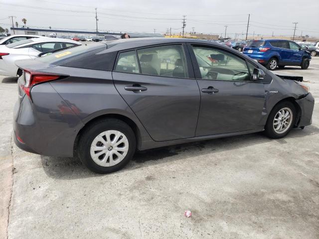 JTDKAMFU7N3166609 - 2022 TOYOTA PRIUS NIGHT SHADE GRAY photo 3