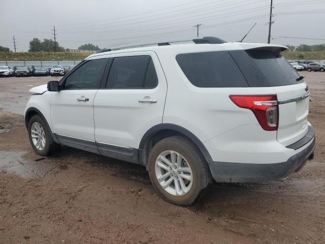 1FM5K8D83EGA49735 - 2014 FORD EXPLORER XLT WHITE photo 2