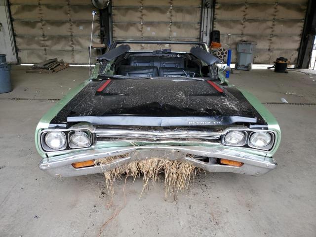 RM27H9G109823 - 1969 PLYMOUTH ROADRUNNER GREEN photo 5