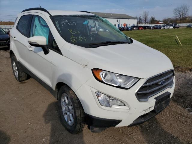 MAJ6S3GL1KC263370 - 2019 FORD ECOSPORT SE WHITE photo 1