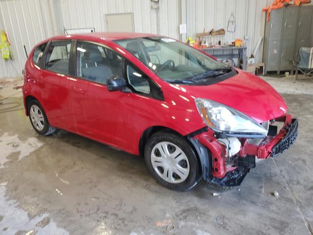 JHMGE88219S002702 - 2009 HONDA FIT RED photo 4